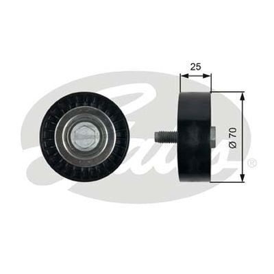 Idler Pulley Gates 36323 For CHRYSLER DODGE JEEP MITSUBISHI PEUGEOT SUZUKI