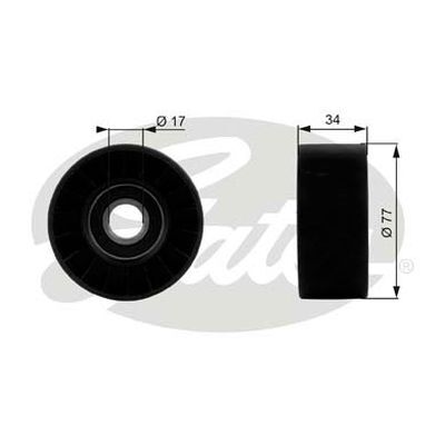 Drive Align Idler Pulley Gates 38023 For FORD F150 LINCOLN CONTINENTAL