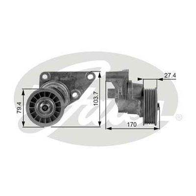 Tensioner Gates 38158
