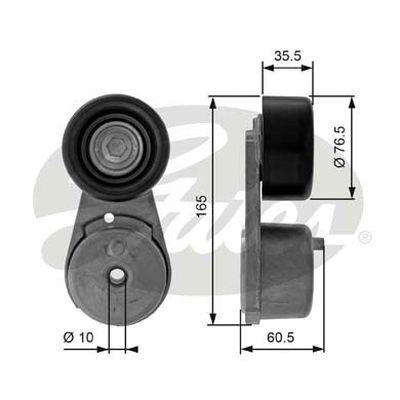 DriveAlign Tensioner Unit Gates 38378 For NISSAN NAVARA PATHFINDER