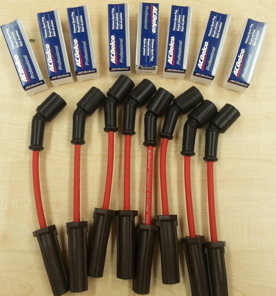 V8 Double PLATINUM SPARK PLUGS & LEADS Suitable for Commodore VT VX VY