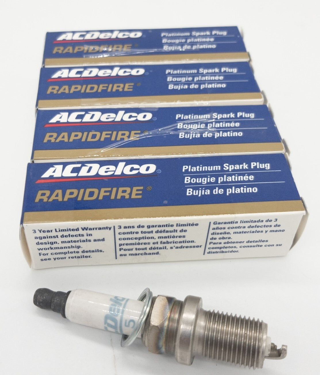 Spark Plugs set of 4 AC5 Platinum Acdelco for Barina Astra Viva Nissan Terrano Daewoo