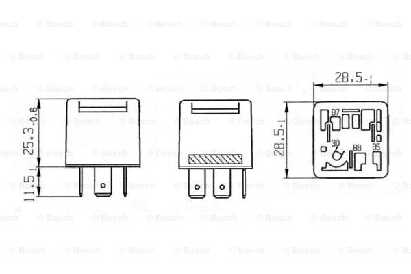 Mini Relay Bosch 0332019457