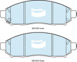 Brake Disc Pad Set Front Bendix DB1835 ULT For NISSAN MURANO NAVARA PATHFINDER