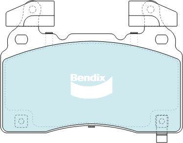 Brake Disc Pad Set  Bendix DB2358 ULT For HOLDEN CALAIS VF COMMODORE VE