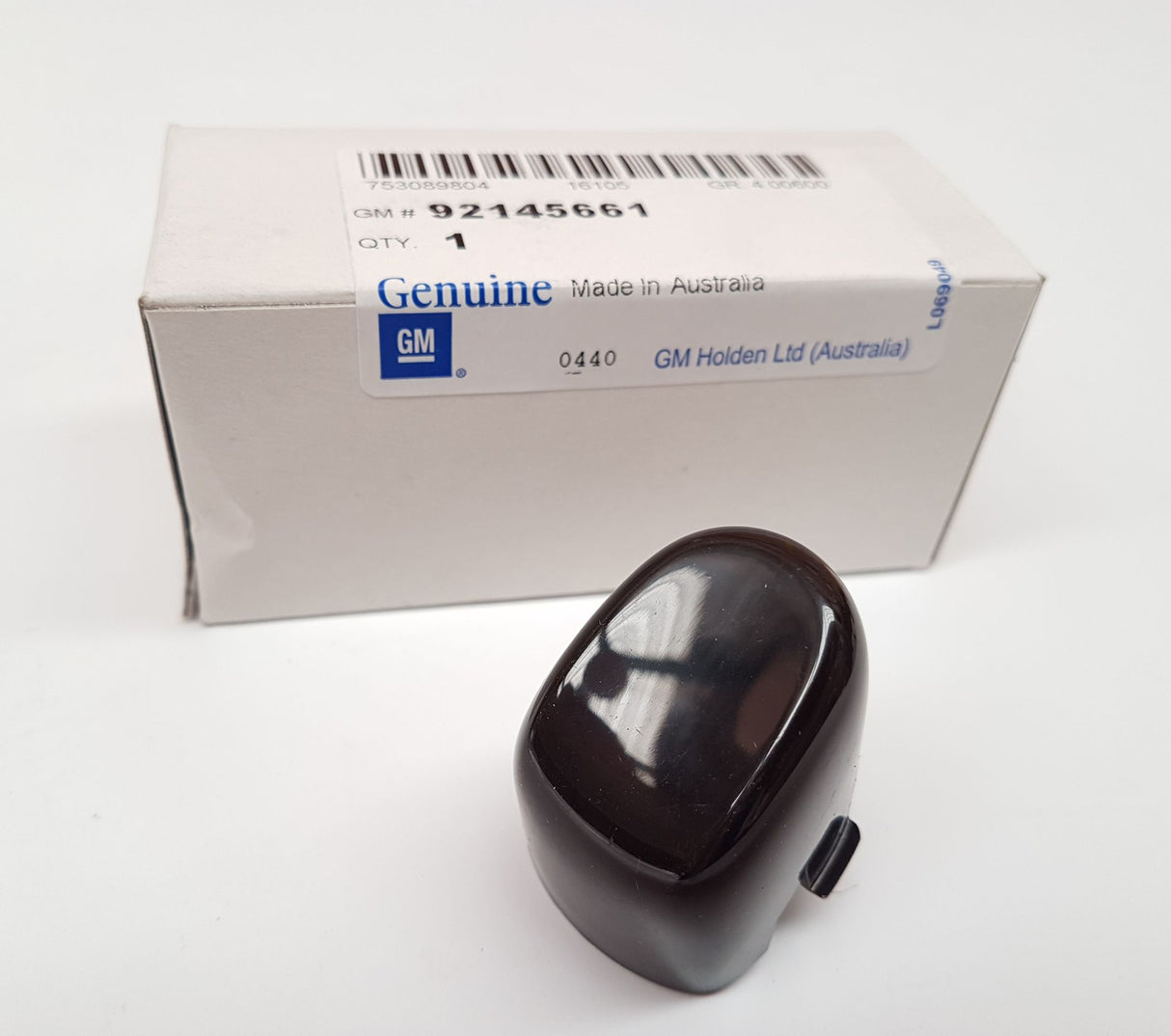 BLACK AUTO GEAR SHIFT KNOB & BUTTON SET suitable for HoldenCOMMODORE VY VZ WH GENUINE