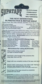 Supatape Transparent forms a non-conductive, air & water tight insulating seal. 3.8cm x 11m