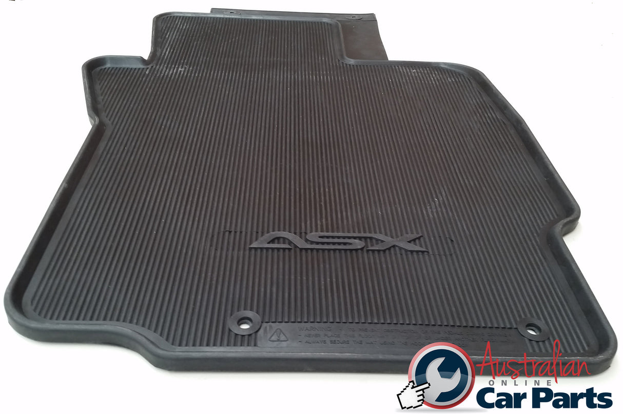 AUTO Rubber Floor Mats Brand New suitable for Mitsubishi ASX 2010-2017 XA XB BLACK Genuine