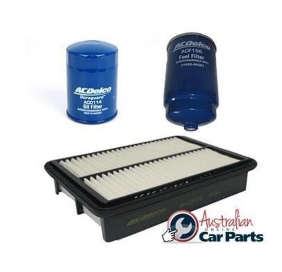 Oil Air Fuel Filters Diesel ACDelco suitable for Hyundai iMax 2008-2015 2.5l service