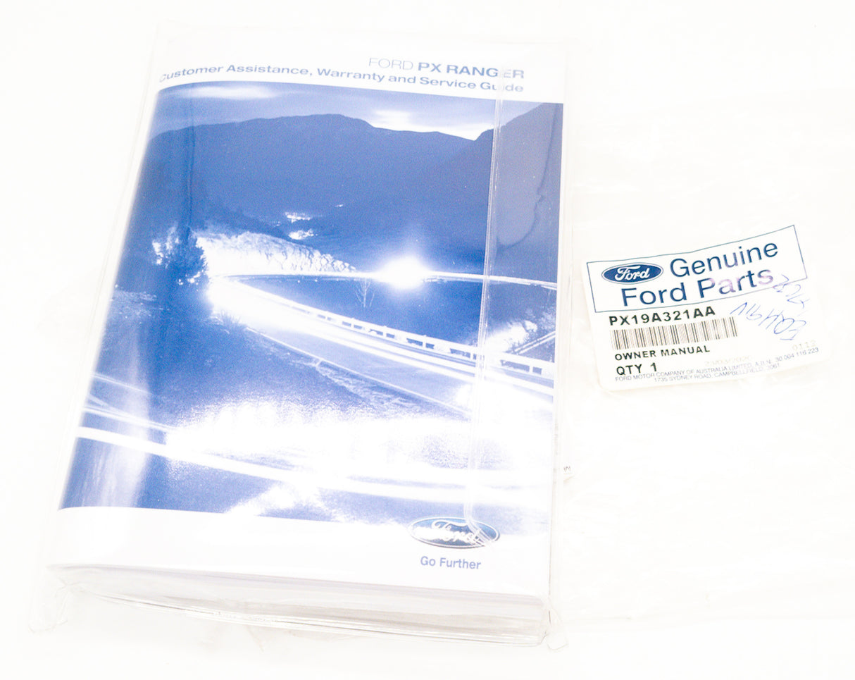 Owner Manual PX19A321AA For Ford Ranger PX