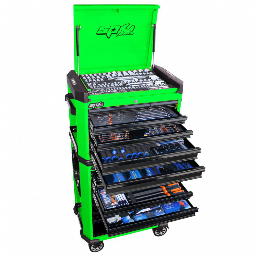 357PC TOOL KIT GREEN/BLACK CONCEPT TOP+ROLL CAB SP52391