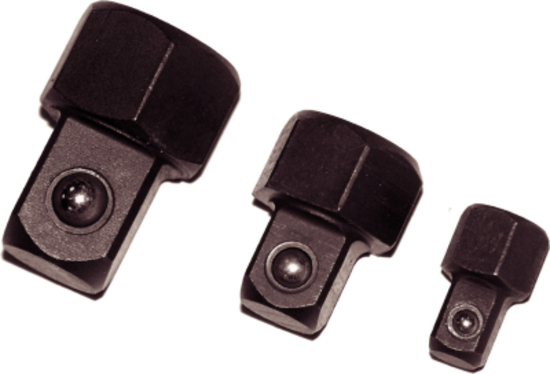 3 Piece Hex Head Socket Adaptor Set T&E Tools 23905