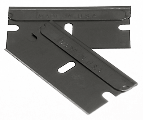 10 Piece Single Edge Razor Blades T&E Tools 8521