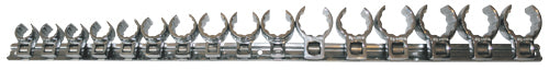 16Pc. Metric 12 Point Crowsfoot Flare Nut Wrench Set 10 - 27mm T&E Tools CF1300M