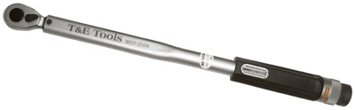 Torque Wrench 1/2" Drive 150 Ft/lb Micro-Lock T&E Tools MOT200N 40-200Nm
