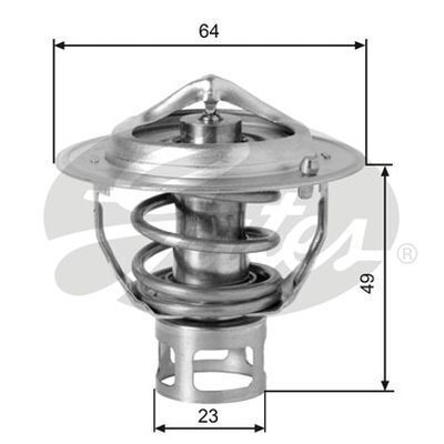 GATES - TH04077 Termostato, Refrigerante GATES - TH04077 Termostato, Refrigerante