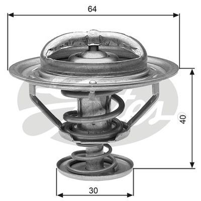 Thermostat Gates TH32197G1 for Lexus GS LS LX SC Mazda 929 Toyota Caldina Celica MR2 Soarer