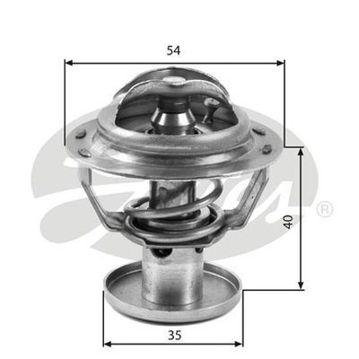 Thermostat Gates TH32387G1 for FORD Cougar escape Mustanng JAGUAR S-Type MAZDA MPV