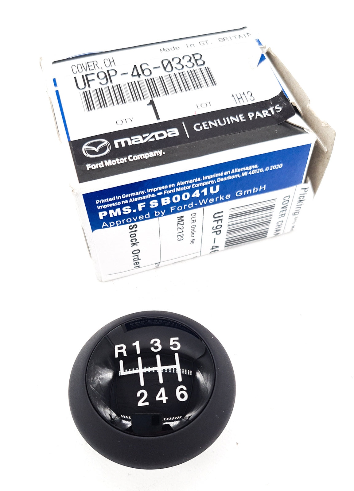 Gearshift Knob Cap 6 speed UF9P-46-033B for Mazda BT50